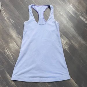 Light Purple Cool Racerback Tank Too from Lululemon.